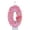 Number 0, variant on Pink Number Candle, Cute Heart Design for Birthday Party Celebration, Creative Cartoon Cake Topper, Romantic Anniversary Supplies, Number 2