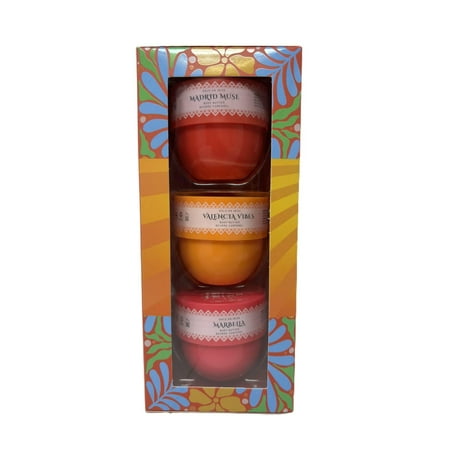 Solo en Ibiza Body Butter Gift Set Madrid Muse/Valencia Vibes/Marbella 3/1.76 oz