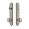 thumbnail image 5 of Grandeur Arc Tall Plate Single Cylinder One Piece Knobset with Knob, 5 of 6