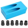 thumbnail image 2 of 7Pcs/Set Hole Screw Jig 15° Angle Drill Woodworking Guide Oblique Locator, 2 of 11
