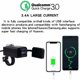 thumbnail image 5 of Motorcycle Charger 2 USB Ports Socket Adapter Quick Charge 3.0 12-24v USB Mobile Phone Power Charger with Switch for Motorcycles Bicycles etc., 5 of 5