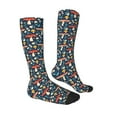 thumbnail image 3 of Haiem Colorful Mushrooms Socks, Funny Novelty Crazy Design Cotton Socks Sports Socks Knee High Socks For Men, Women,1Pairs - Gift For Working Friends, 3 of 9