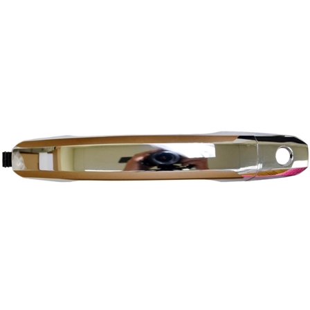 PT Auto Warehouse GM-3549M-FL - Outer Exterior Outside Door Handle, Chrome - Driver Side Front Fits select: 2014-2019 CHEVROLET SILVERADO, 2014-2019 GMC SIERRA