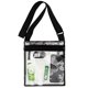thumbnail image 1 of Bolso Bandolera Transparente 10X9 Cartera Cruzada Transparente Aprobado Por Estadio, Correa Ajustable Y Bolsa Interior Para Eventos Deportivos, Partidos Muyoka Hogar, 1 of 6