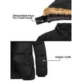 thumbnail image 2 of Wantdo Women's Plus Size Puffer Jacket Quilted Winter Coat Warm Hooded Winter Jacket Black 4X, 2 of 9
