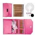 thumbnail image 1 of Crochet Hook Knitting Needles Set with Accessories Circular Knitting Needles Set Removable Interchangeable for Knitting Lovers, 1 of 7