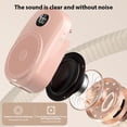 thumbnail image 3 of With Voice Amplifier Portable Megaphone PA System with Wired Head Mounted Microphone BT Wireless Microphone Amplifier Lightweight Digital Display Screen for Teacher Tour Guide, 3 of 7