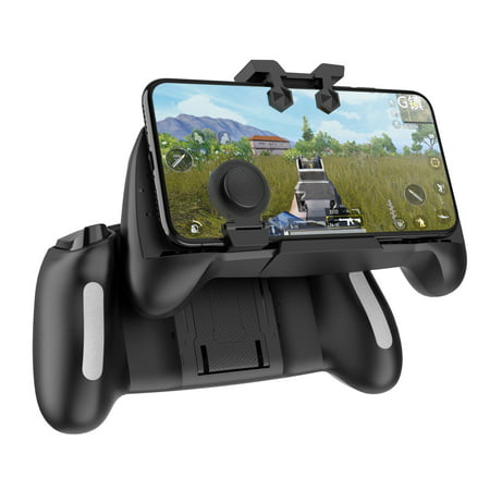 Mobile Gaming Controller, 3 in 1 Joysticks Gamepad Sensitive Shoot and Aim Trigger Fire Buttons for PUBG Fits for iOS and Android 4.6-6.5 inch (Best Action Shooting Games For Android)