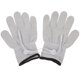 thumbnail image 2 of 1 par de guantes de terapia eléctrica de fibra de plata blanca Accesorio de terapia de masaje eléctrico - Guantes de masaje de algodón universal con línea de conversión de 2 piezas (S gris), 2 of 7