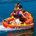 thumbnail image 2 of World of Watersports Towable Tube 14-1060 Bingo; Cockpit Design With High Backrest; 1 To 2 Riders/340 Pound Load Capacity; 69 Inch Length x 68 Inch Width; Multi-Color, 2 of 4