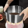 thumbnail image 6 of QTOCIO Baking Supplies, Stainless Steel Round Retractable Ring Cake Mould Adjustable Baking Tools Cake Baking Small Tool, 6 of 6