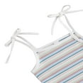 thumbnail image 2 of Camisole Sans Manches pour Enfants à Rayures Trois Pièces et Couvre-Chefs, 2 of 6