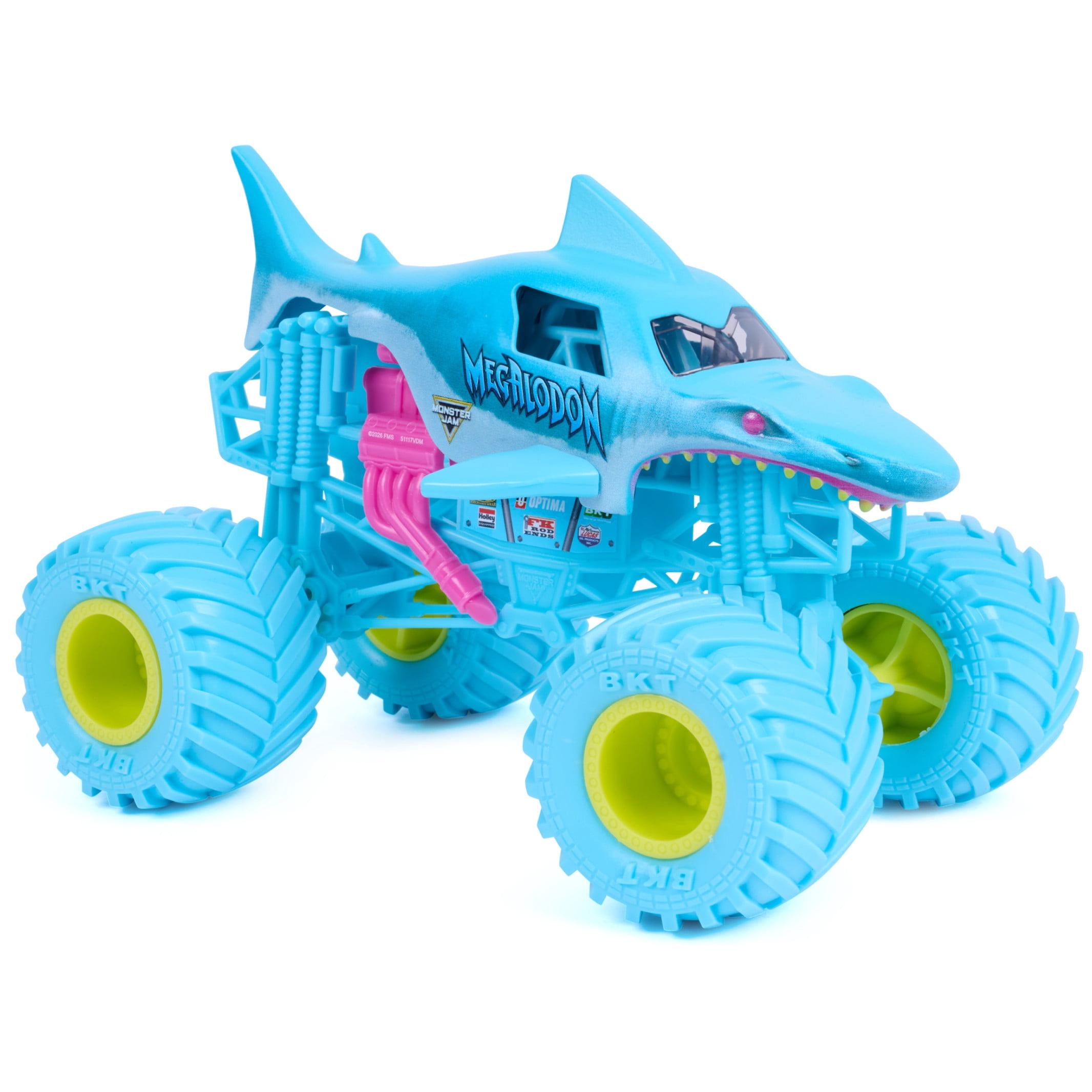 Monster Jam Megalodon Collectible Monster Truck, 1:24 Scale
