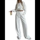 thumbnail image 3 of Conjunto Deportivo para Mujer: Sudadera con Capucha y Cremallera de Larga con Pantalones de Color Liso con Cordones - Conjunto de Dos Piezas XL, 3 of 8