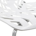 thumbnail image 6 of LeisureMod Modern Asbury Dining Chair with Chromed Legs-Color:White, 6 of 7