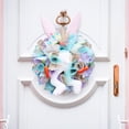 thumbnail image 4 of 21 INCH Easter Bunny Wreath Easter Front Door Wreath Front Door Rabbit Easter Wreath Cute Bunny Butt Door Wreath Decor Easter Decor with Bunny Butt Artificial Wreath for Office Window Home, 4 of 7