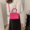 thumbnail image 3 of Bolso de moda para mujer, bolso de celosía para mujer, bolsos de mano, bolso de mano de PU, bolso de hombro (esmalte) Ndcxsfigh Para Estrenar, 3 of 7