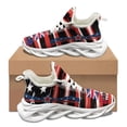 thumbnail image 1 of Zapatos de malla ligeros y resistentes al desgaste para mujer, con estampado de bandera de Gran Bretaña, diseño de marca, zapatillas cómodas para hombre, 1 of 6