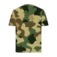 thumbnail image 5 of Styesk T Shirts for Man Men's Summer Printed Button Up Short Sleeved Round Neck Top, 5 of 5