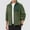 Army Green, variant on Men's Winter Casual Fleece Zipper Pocket Long-sleeve Jacket Army Green L