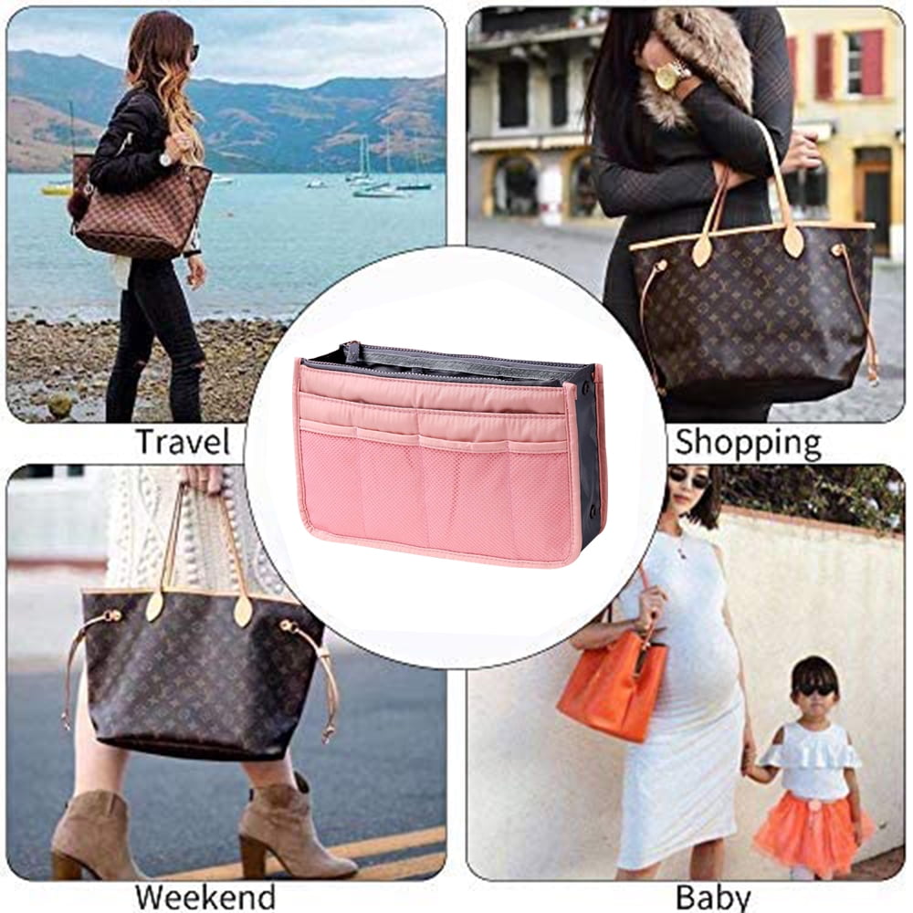 Organisateur de Sac a Main Insert pour Sacs a Main Organisateurs de Sacs a l Interieur Sac Fourre Tout Poche pour Femmes Walmart