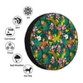 thumbnail image 4 of Sikiie Cute Tribal Leopards PVC Leather Spare Tire Wheel Cover Spare Tire Cover, for Car Truck SUV Camper Trailer Universal Fit(14-17in)-14 inch, 4 of 6