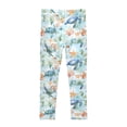 thumbnail image 4 of joogoo Girls' Leggings Watercolor Turtle Cartoon Yoga Pants 5T, 4 of 8