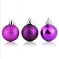 thumbnail image 3 of Christmas Day Party Decoration 4/6/8cm Barrel Plated Color Plastic Ball Christmas Tree Decorative Ball Hanger, 3 of 3