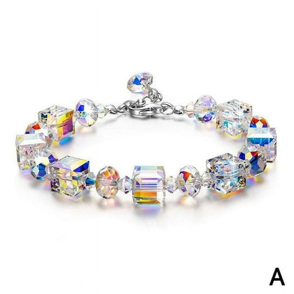 Northern Lights Bracelet Cube Crystal Stone Bracelets Jewelry SALE HOT κя )о ρλ P0Y1
