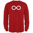 thumbnail image 1 of Drapeau Métis du Canada Rouge T-Shirt à Manches Longues pour Adulte, 1 of 1