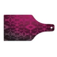 thumbnail image 2 of Magenta Cutting Board, Victorian Classical Bound Ornamental Mosaic Patterns in Nostalgic Design, Decorative Tempered Glass Cutting and Serving Board, Wine Bottle Shape, Magenta, by Ambesonne, 2 of 5