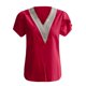 thumbnail image 1 of Gibobby Camisas mexicanas con cuello en V para mujer Camiseta manga corta ajustada informal con diseño personalidad, camiseta manga corta para mujer(Rojo,XL), 1 of 4