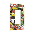 thumbnail image 2 of ZICANCN Outlet Covers Wall Plate, Asian Food Doodle Culture Light Switch Cover Decorative, Duplex Toggle Combo 1-Gang, 2 of 9
