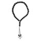 thumbnail image 1 of Muslim Prayer Beads Pilgrimage Glass Beads Rosary Prayer Hand Chain (Black), 1 of 4