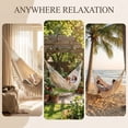 thumbnail image 5 of Hammock Garden Cotton Hammock Macrame Fringe Hammocks Boho | Balcony Hammocks with Handmade Tassels 2 Person Double Hamock 480lbs for Home,Backyard,Beach,Patio, 5 of 6