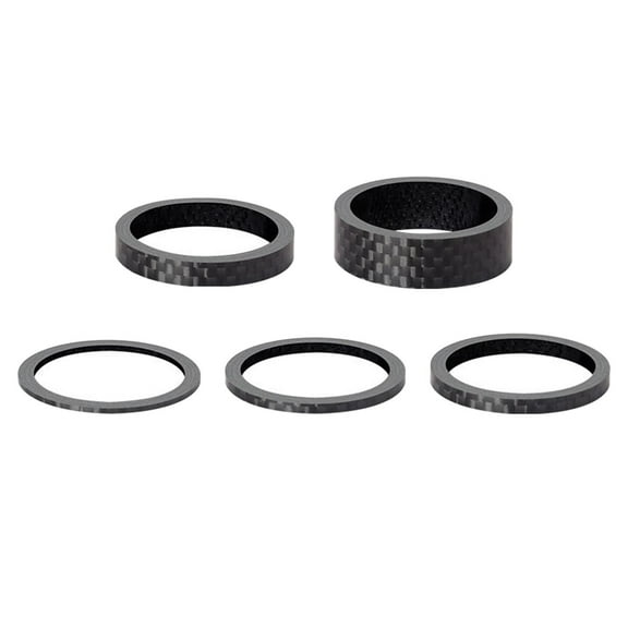 5Pcs Stem Washer Spacer Bikes Headset Stem Spacer, Handlebar Extend Conversion for 1-1/8" Carbon Mountain Bike Headset Spacer Repair Parts 1/2/3/5/10mm