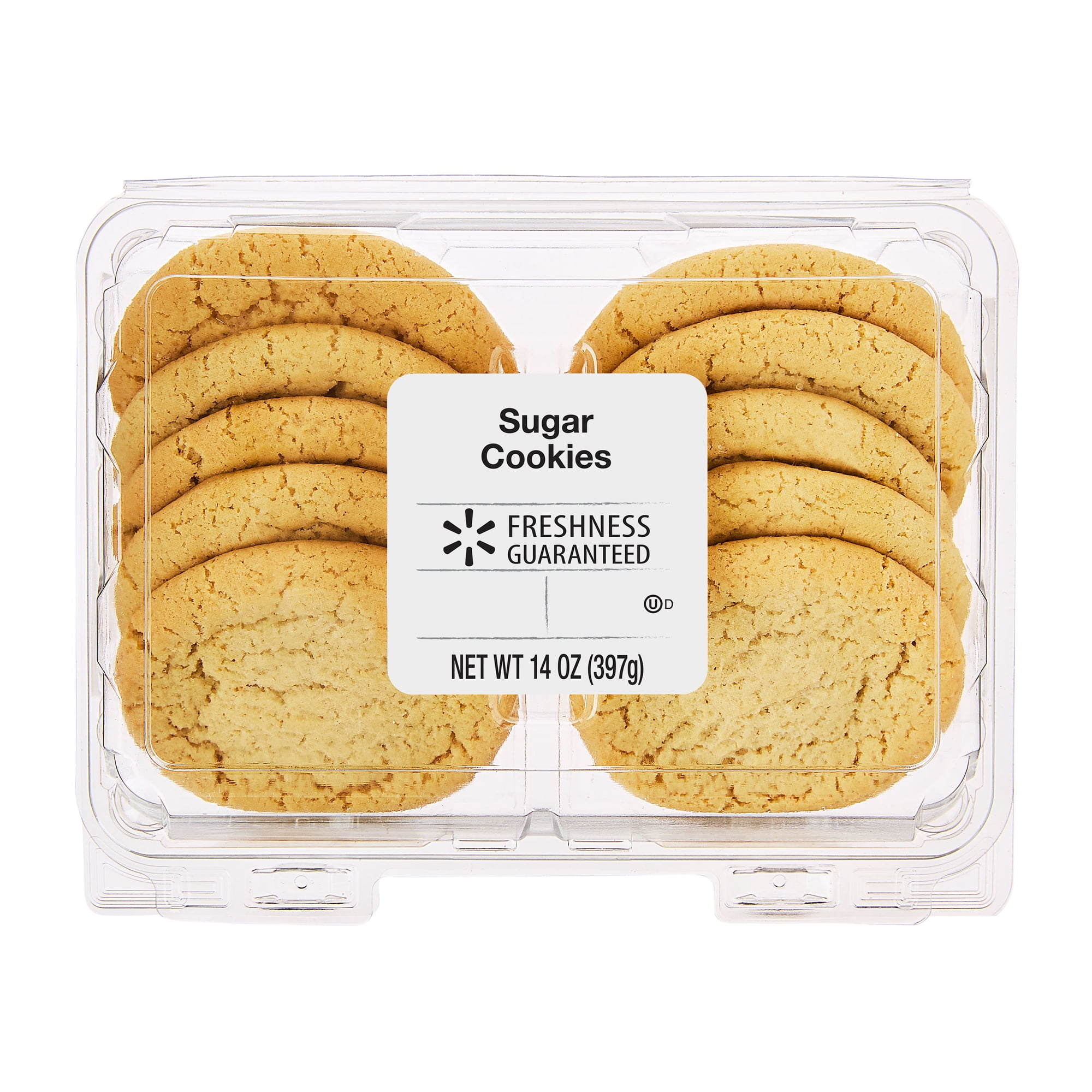 Freshness Guaranteed Sugar Baked Cookies, 14 oz, 10 Count