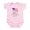Petal Pink, variant on CafePress - Made In America French Infant Bodysuit - Baby Light Bodysuit, Size Newborn - 24 Months
