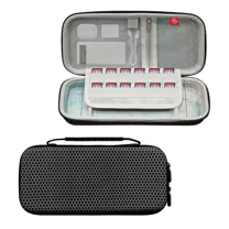 SOATUTO Carrying Case for Nintendo Switch 2 (2025), Large Capacity Protective Hard Shell Portable Travel Case Pouch for Switch 2, with 12 Game Card Slots and Pockets for Console & Accessories