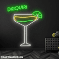 thumbnail image 2 of Craftnamesign Daiquiri Neon Sign, Bar Pub Wall Art, Home Bar Wall Decor, 2 of 5