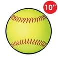 thumbnail image 4 of Club Pack of 12 Yellow and Red Softball Sports Cutouts 10", 4 of 4
