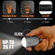 thumbnail image 2 of Llavero de alarma personal para defensa personal de mujeres - USB recargable 130 dB Silbato de sirena de seguridad fuerte con luz LED (negro), 2 of 3