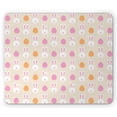thumbnail image 1 of Easter Mouse Pad, Cartoon Style Childish Pattern with Bunny Faces and Egg Silhouettes, Rectangle Non-Slip Rubber Mousepad, Pale Pink Orange, by Ambesonne, 1 of 2