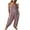 Light Purple, variant on Women Sleeveless Loose Jumpsuits Spaghetti Strap Boho Floral Print Long Pants Romper Ethnic Beach Harem Pants Fashion Cami Playsuits