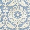 thumbnail image 5 of SAFAVIEH Bella Zlata Medallion Geometric Wool Area Rug, Light Blue/Ivory, 6' x 9', 5 of 6