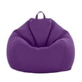 thumbnail image 2 of Large Audlt Teen Size Bean Bag Silla Cubierta Ropa de cama Juguete de almacenamiento Púrpura SM SunniMix Almacenamiento de juguetes de peluche, 2 of 7