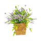 thumbnail image 5 of Corona de primavera, cartel de bienvenida, arreglo floral, jardín, flores silvestres artificiales, puerta delantera, cesta colgante, corona para el, 5 of 9