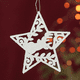 thumbnail image 3 of Árbol de Navidad creativo, accesorios de decoración del hogar, copo de nieve, alas de Ángel, adorno colgante de alce, 3 of 5