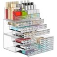 thumbnail image 1 of Organizador de maquillaje Awenia apilable con 8 cajones, paquete de 3, 1 of 8