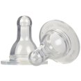 thumbnail image 1 of Lifefactory Silicone Baby Bottle Nipple - Stage 2 - 2 Pack, 1 of 2
